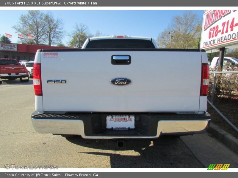 Oxford White / Tan 2006 Ford F150 XLT SuperCrew