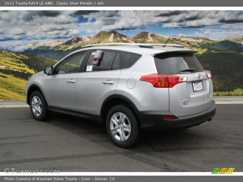 Classic Silver Metallic / Ash 2013 Toyota RAV4 LE AWD