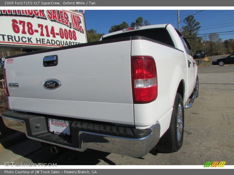 Oxford White / Tan 2006 Ford F150 XLT SuperCrew
