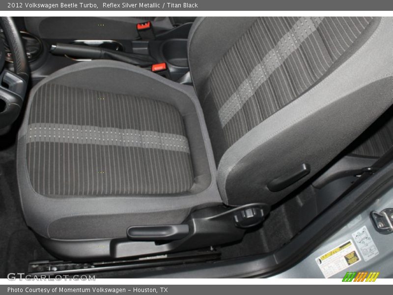 Reflex Silver Metallic / Titan Black 2012 Volkswagen Beetle Turbo