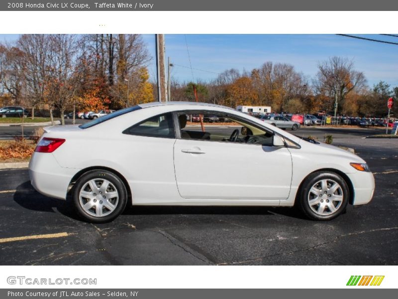 Taffeta White / Ivory 2008 Honda Civic LX Coupe