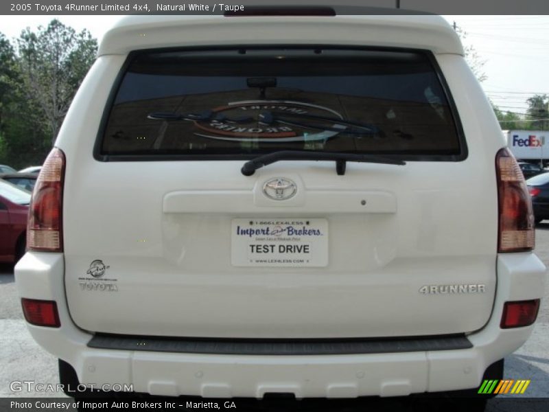 Natural White / Taupe 2005 Toyota 4Runner Limited 4x4