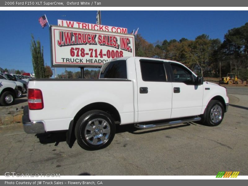 Oxford White / Tan 2006 Ford F150 XLT SuperCrew
