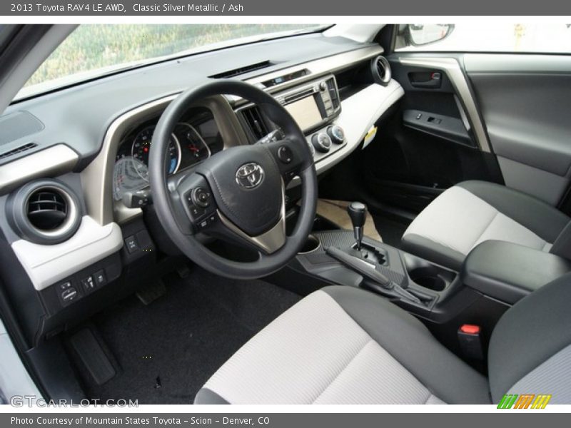 Classic Silver Metallic / Ash 2013 Toyota RAV4 LE AWD