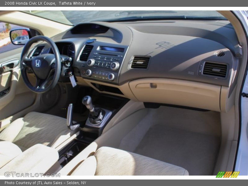 Taffeta White / Ivory 2008 Honda Civic LX Coupe