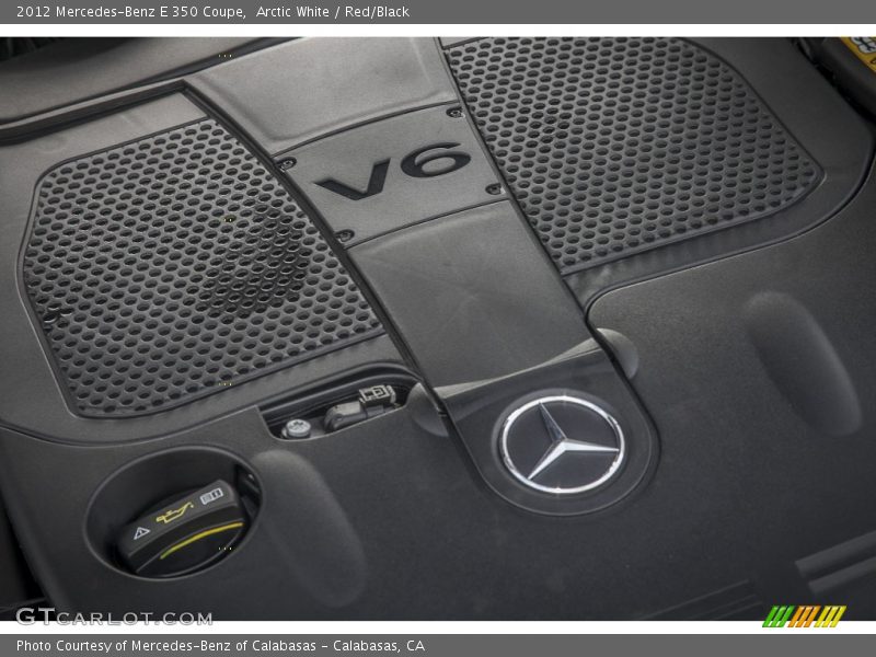 Arctic White / Red/Black 2012 Mercedes-Benz E 350 Coupe