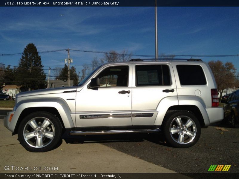 Bright Silver Metallic / Dark Slate Gray 2012 Jeep Liberty Jet 4x4