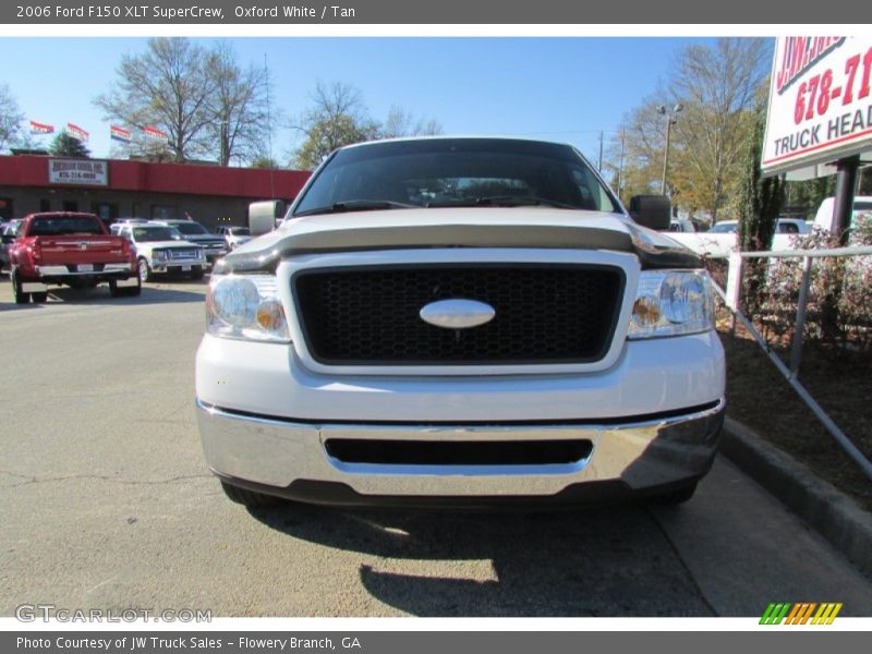 Oxford White / Tan 2006 Ford F150 XLT SuperCrew