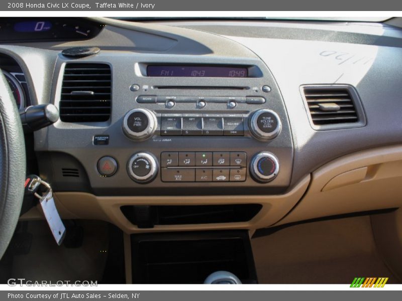 Taffeta White / Ivory 2008 Honda Civic LX Coupe