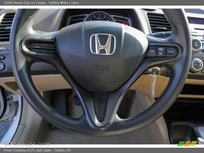 Taffeta White / Ivory 2008 Honda Civic LX Coupe