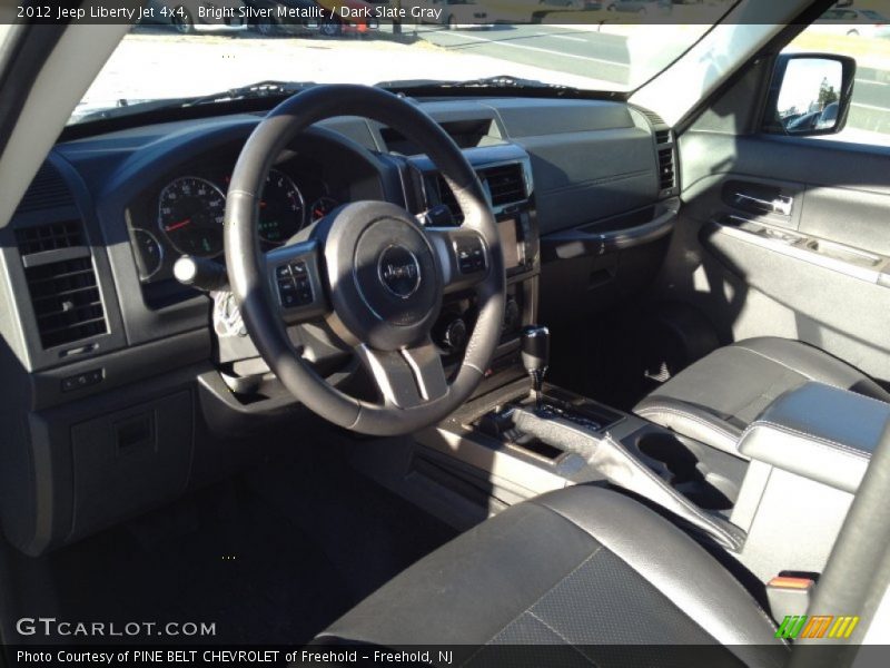 Bright Silver Metallic / Dark Slate Gray 2012 Jeep Liberty Jet 4x4