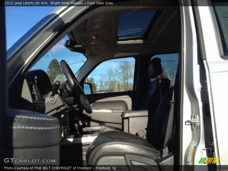 Bright Silver Metallic / Dark Slate Gray 2012 Jeep Liberty Jet 4x4