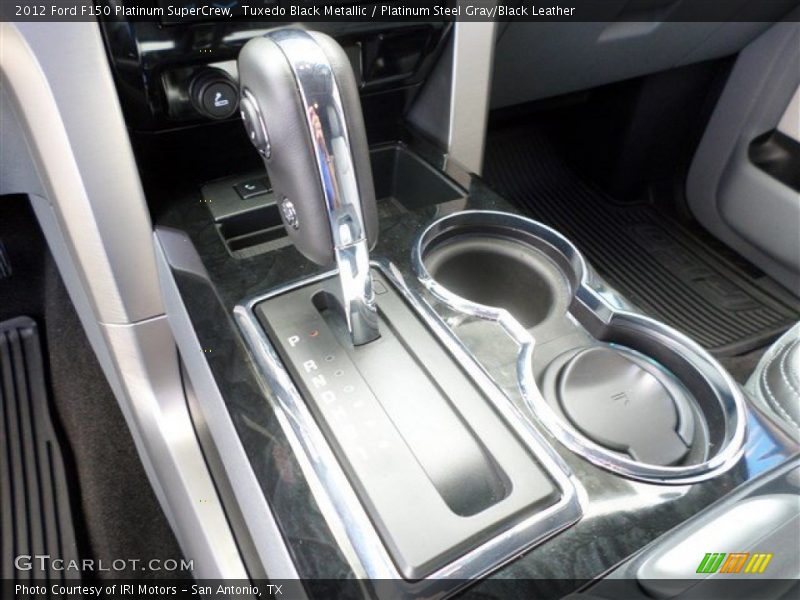 Tuxedo Black Metallic / Platinum Steel Gray/Black Leather 2012 Ford F150 Platinum SuperCrew