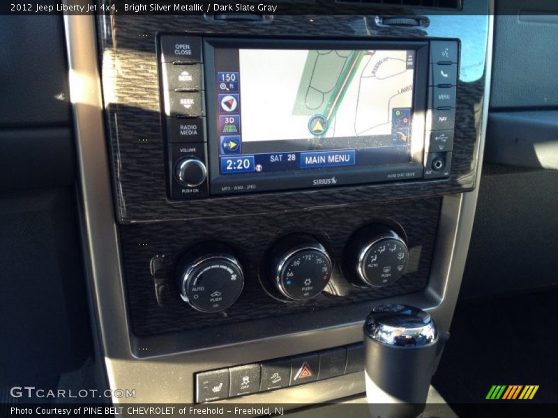 Bright Silver Metallic / Dark Slate Gray 2012 Jeep Liberty Jet 4x4