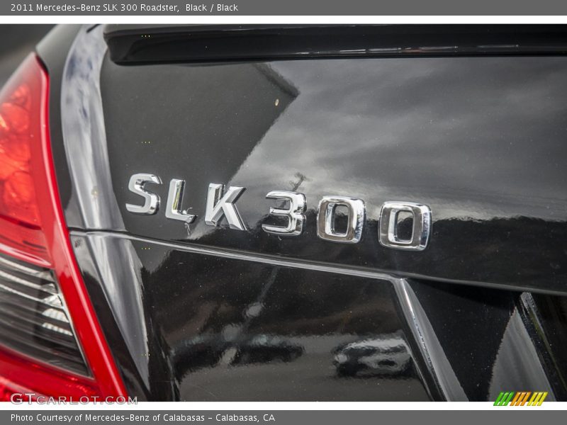 Black / Black 2011 Mercedes-Benz SLK 300 Roadster