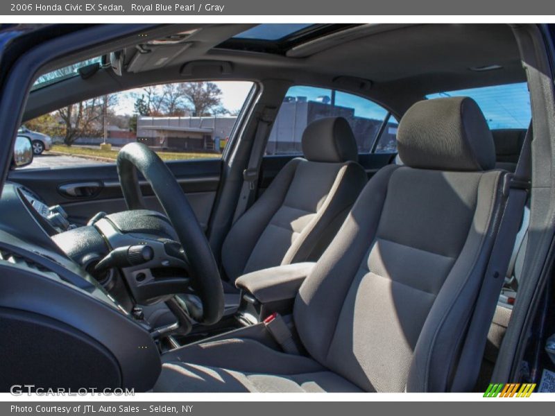 Royal Blue Pearl / Gray 2006 Honda Civic EX Sedan