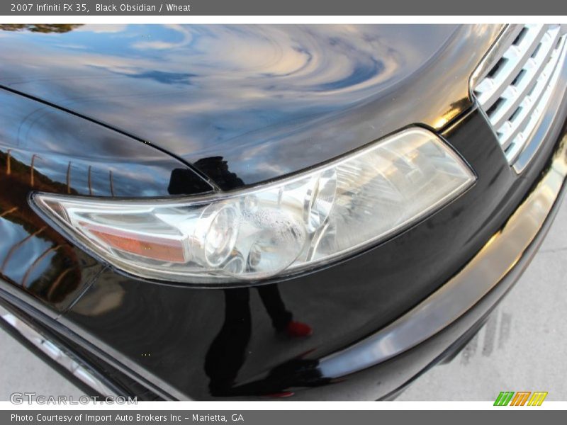 Black Obsidian / Wheat 2007 Infiniti FX 35