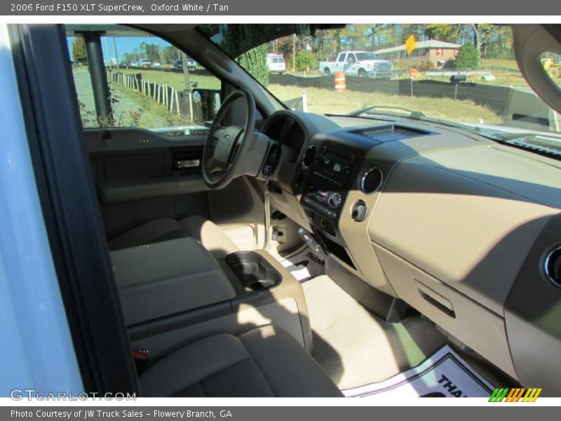 Oxford White / Tan 2006 Ford F150 XLT SuperCrew