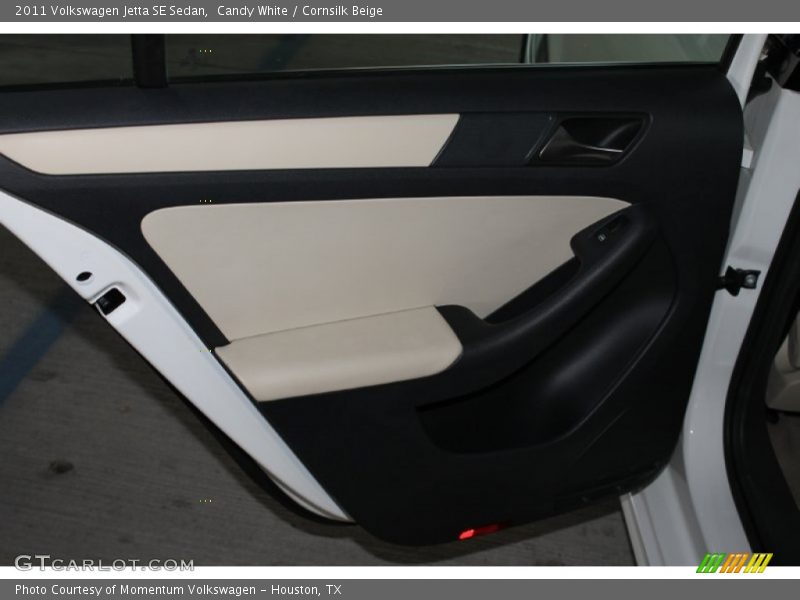 Candy White / Cornsilk Beige 2011 Volkswagen Jetta SE Sedan