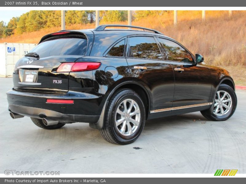 Black Obsidian / Wheat 2007 Infiniti FX 35