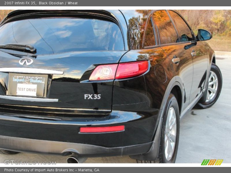 Black Obsidian / Wheat 2007 Infiniti FX 35