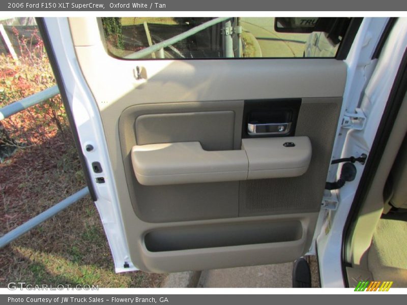 Oxford White / Tan 2006 Ford F150 XLT SuperCrew