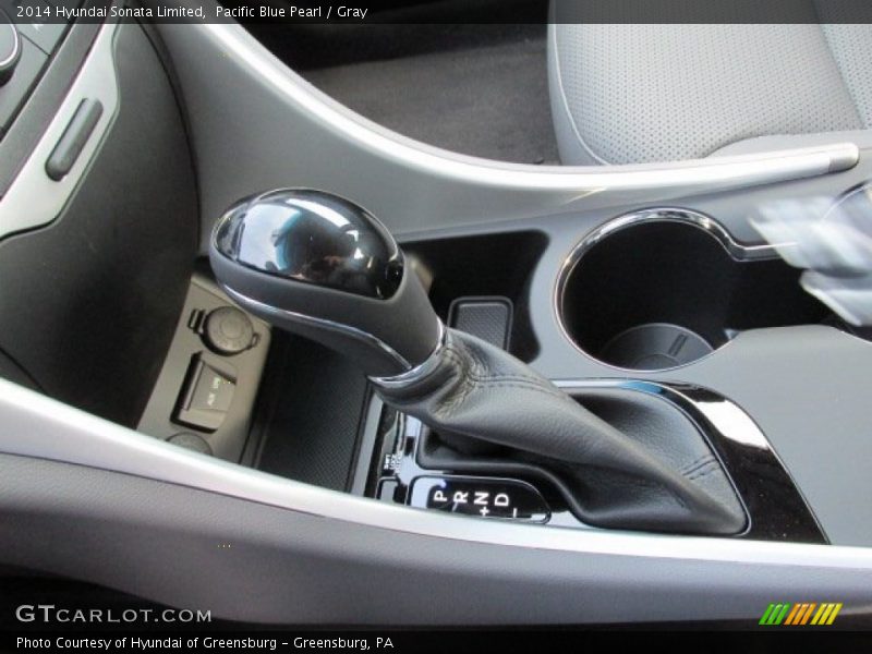Pacific Blue Pearl / Gray 2014 Hyundai Sonata Limited
