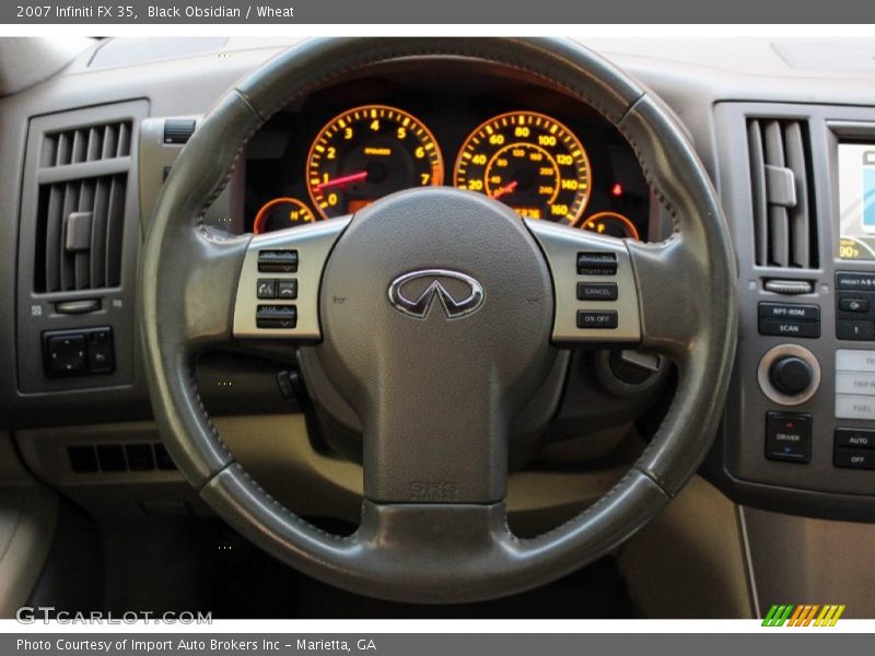 Black Obsidian / Wheat 2007 Infiniti FX 35