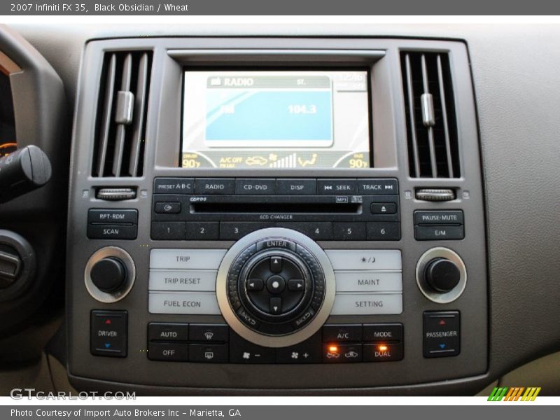 Black Obsidian / Wheat 2007 Infiniti FX 35