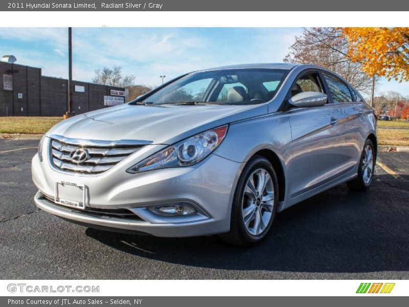 Radiant Silver / Gray 2011 Hyundai Sonata Limited