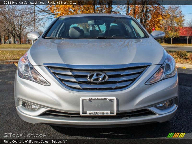 Radiant Silver / Gray 2011 Hyundai Sonata Limited