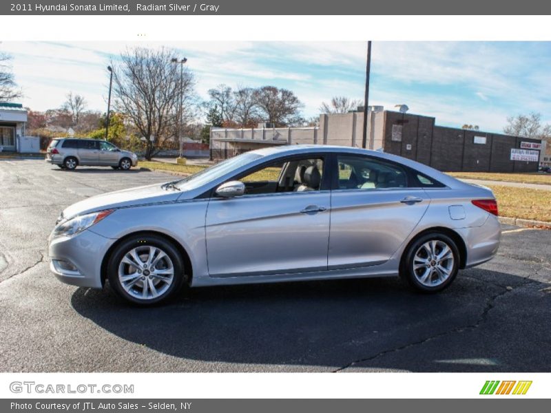 Radiant Silver / Gray 2011 Hyundai Sonata Limited