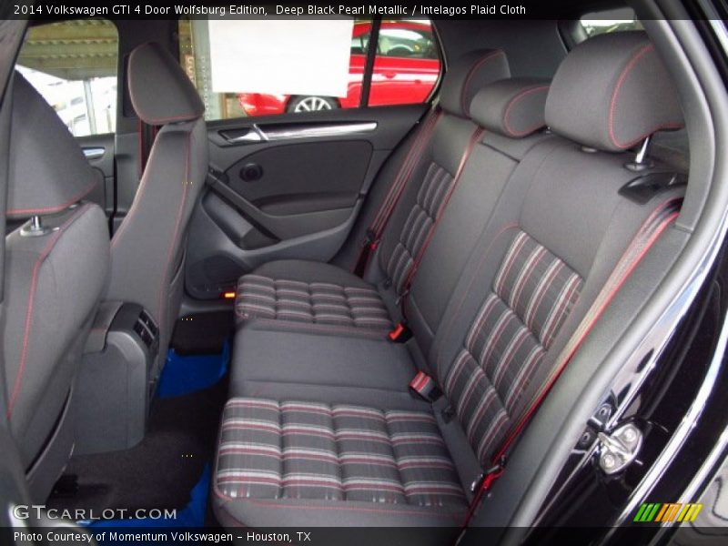 Deep Black Pearl Metallic / Intelagos Plaid Cloth 2014 Volkswagen GTI 4 Door Wolfsburg Edition