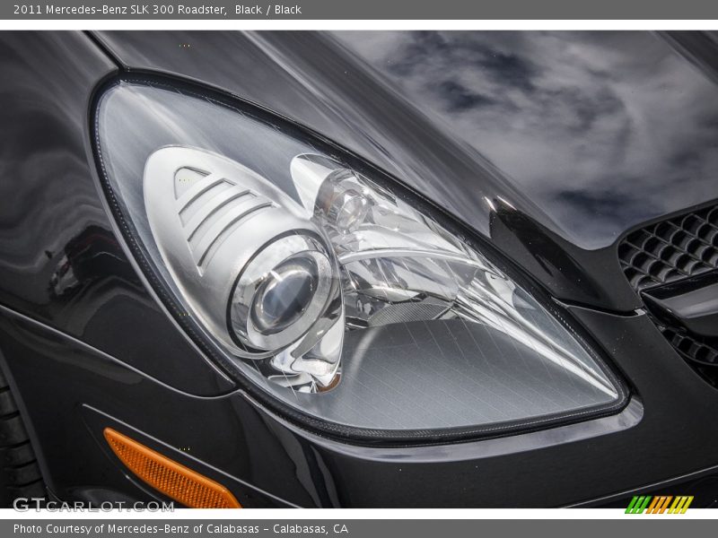 Black / Black 2011 Mercedes-Benz SLK 300 Roadster