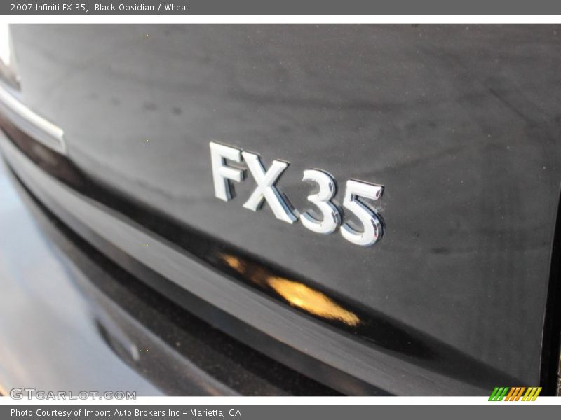 Black Obsidian / Wheat 2007 Infiniti FX 35