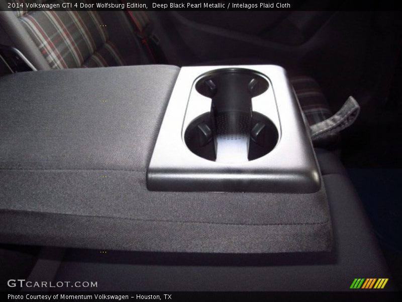 Deep Black Pearl Metallic / Intelagos Plaid Cloth 2014 Volkswagen GTI 4 Door Wolfsburg Edition