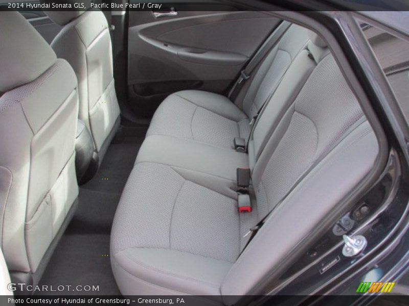 Pacific Blue Pearl / Gray 2014 Hyundai Sonata GLS
