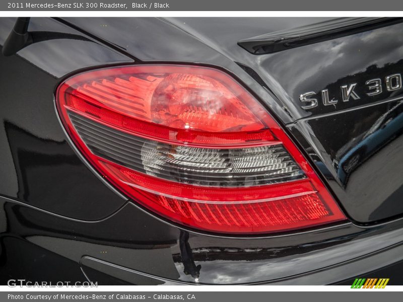 Black / Black 2011 Mercedes-Benz SLK 300 Roadster