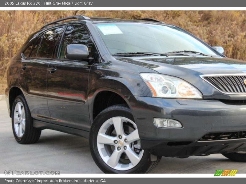 Flint Gray Mica / Light Gray 2005 Lexus RX 330