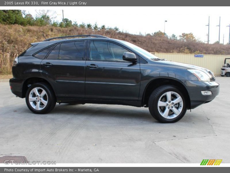 Flint Gray Mica / Light Gray 2005 Lexus RX 330