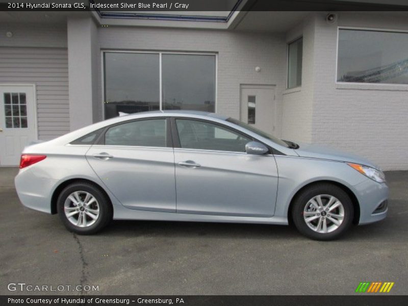 Iridescent Silver Blue Pearl / Gray 2014 Hyundai Sonata GLS