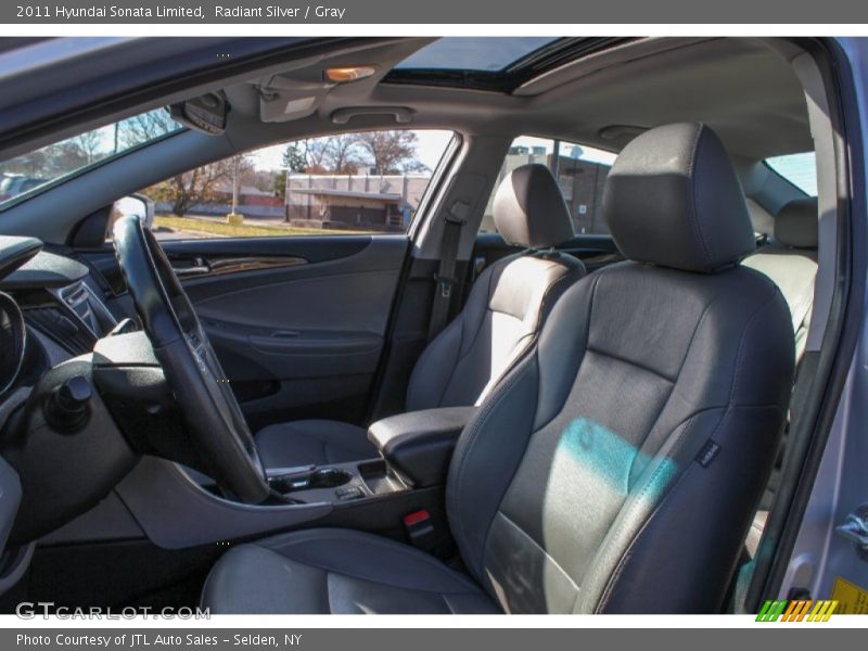 Radiant Silver / Gray 2011 Hyundai Sonata Limited