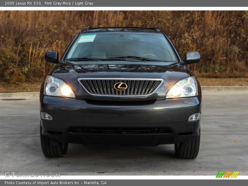 Flint Gray Mica / Light Gray 2005 Lexus RX 330