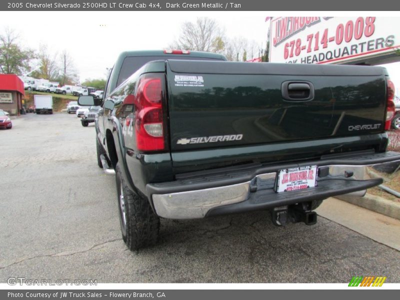 Dark Green Metallic / Tan 2005 Chevrolet Silverado 2500HD LT Crew Cab 4x4