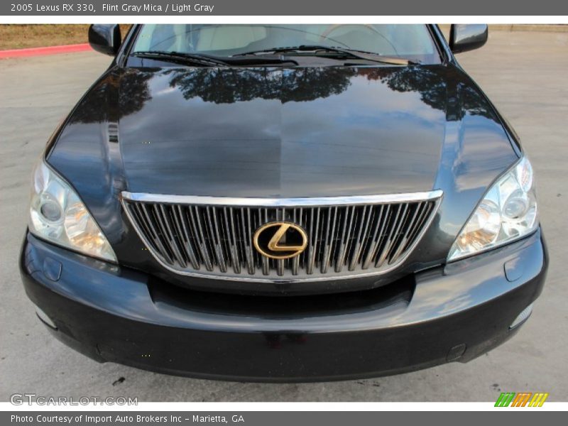 Flint Gray Mica / Light Gray 2005 Lexus RX 330