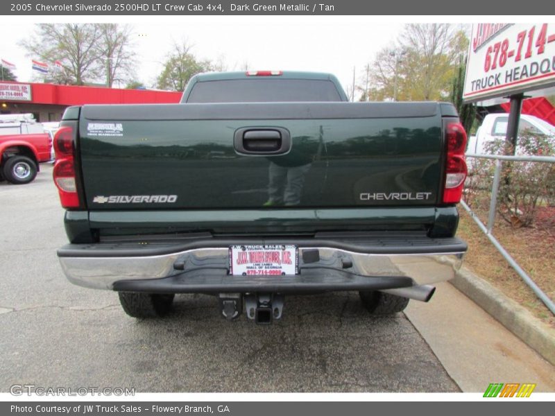 Dark Green Metallic / Tan 2005 Chevrolet Silverado 2500HD LT Crew Cab 4x4