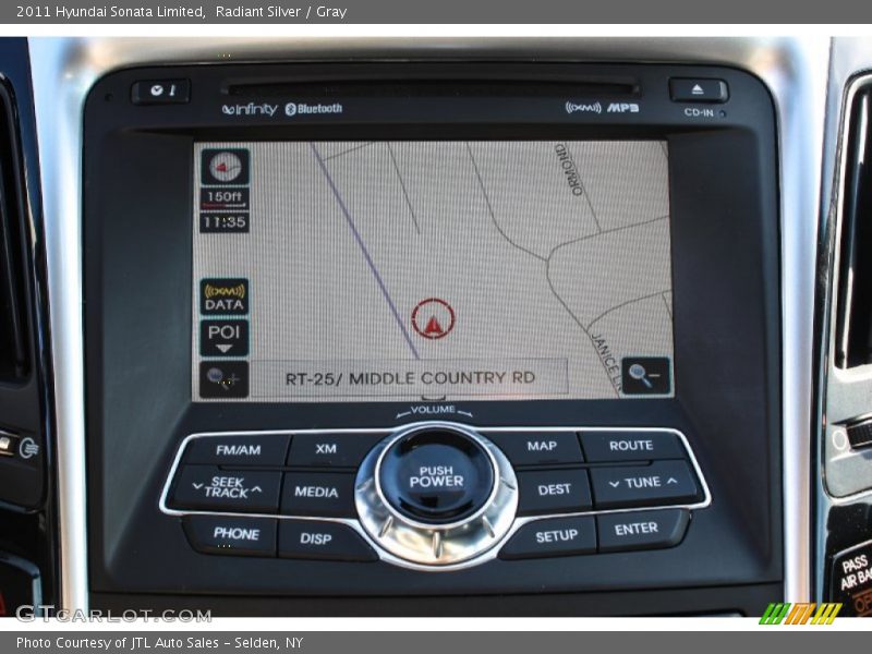 Radiant Silver / Gray 2011 Hyundai Sonata Limited