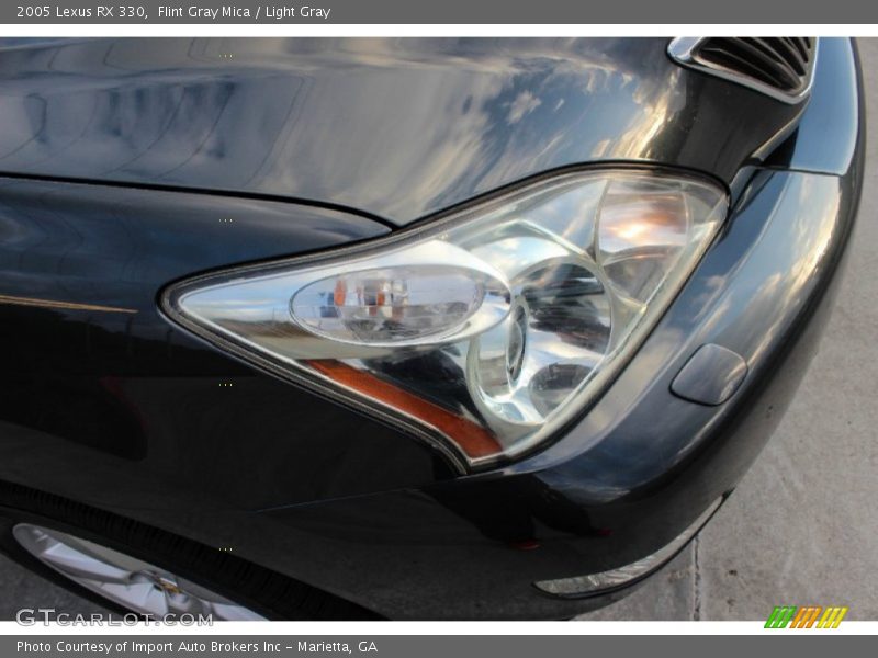 Flint Gray Mica / Light Gray 2005 Lexus RX 330