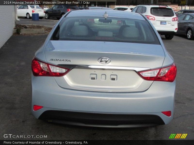 Iridescent Silver Blue Pearl / Gray 2014 Hyundai Sonata GLS
