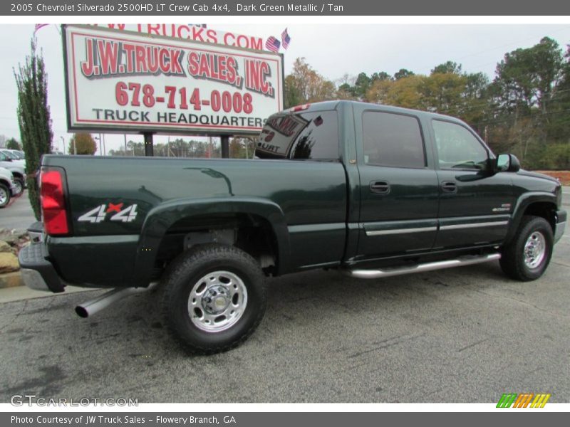 Dark Green Metallic / Tan 2005 Chevrolet Silverado 2500HD LT Crew Cab 4x4